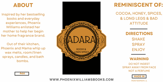 Adara Room & Linen Spray -  2oz or 4oz