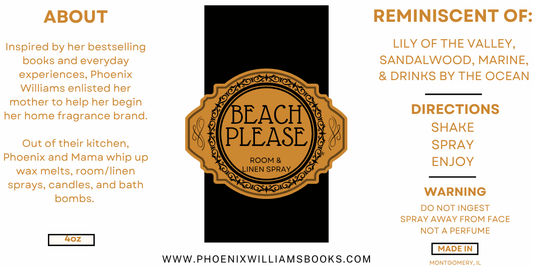 Beach Please Room & Linen Spray -  2oz or 4oz