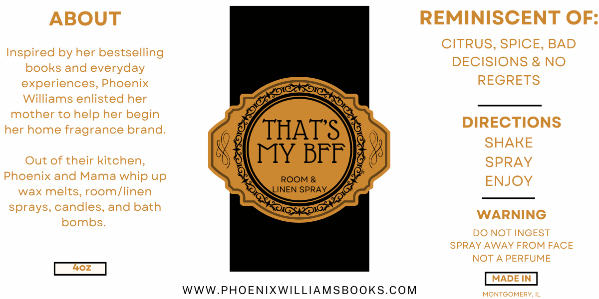 That's My Best Friend Room & Linen Spray -  2oz or 4oz