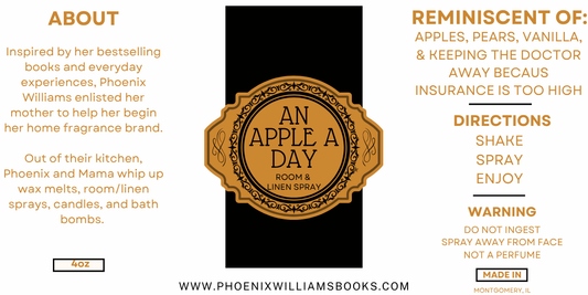 An Apple A Day Room & Linen Spray -  2oz or 4oz