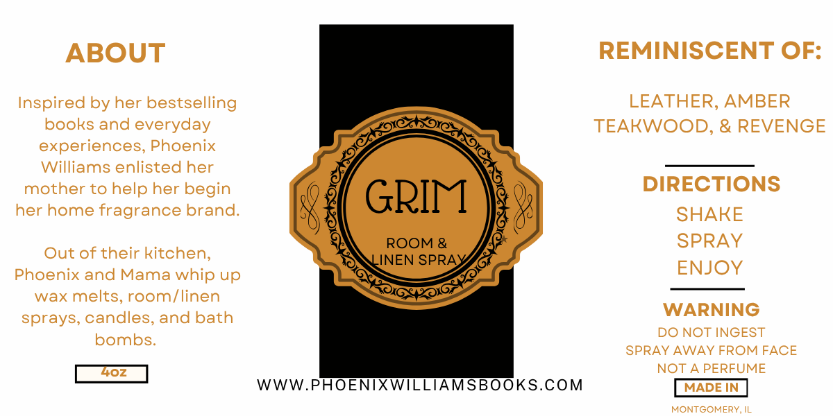 Grim Linen & Room Spray -- 4oz & 8oz