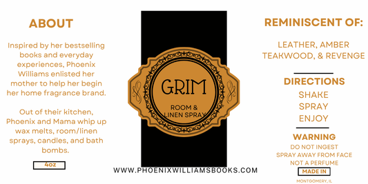 Grim Linen & Room Spray -- 4oz & 8oz